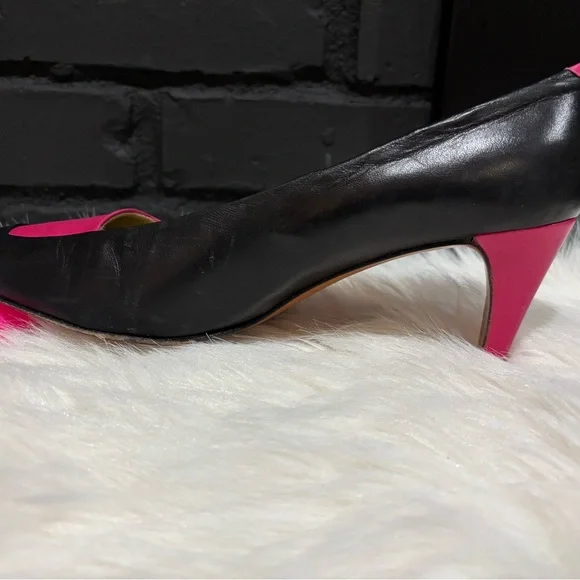 Evan Picone Black and Pink Women's Heels - Picture 13 of 15